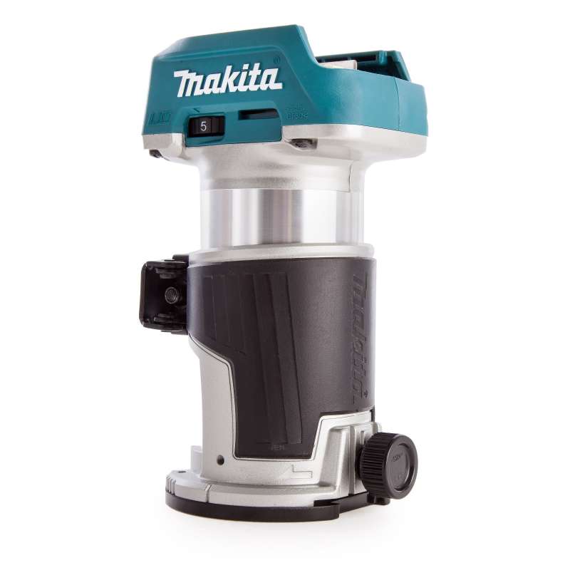 Affleureuse MAKITA DRT50ZJX3 - 18V - Ø 8mm avec kit d'accessoires