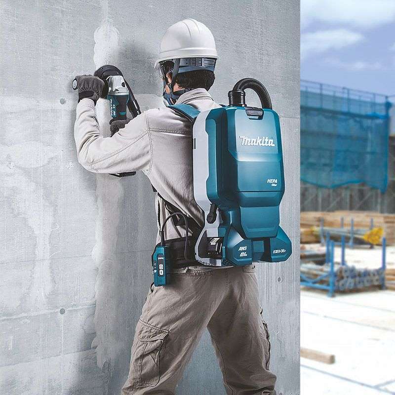 Aspirateur à dos MAKITA DVC665ZU 2x18V (vendu sans batterie)