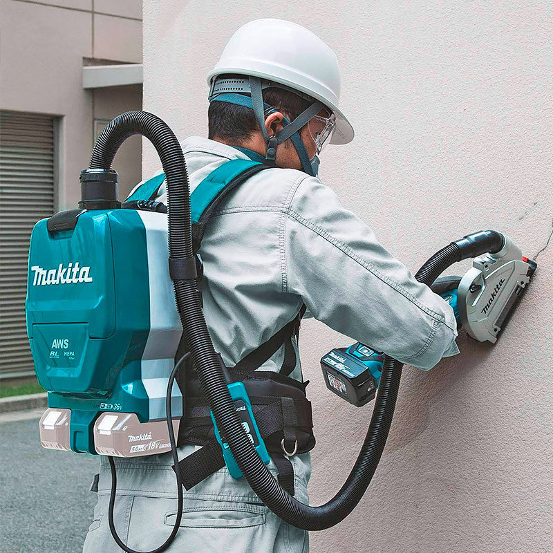 Aspirateur MAKITA DVC265ZXU 36V (2x18V) Li-Ion 110 mbar (vendu sans batterie)