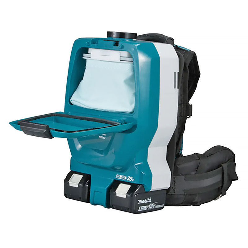 Aspirateur MAKITA DVC265ZXU 36V (2x18V) Li-Ion 110 mbar (vendu sans batterie)