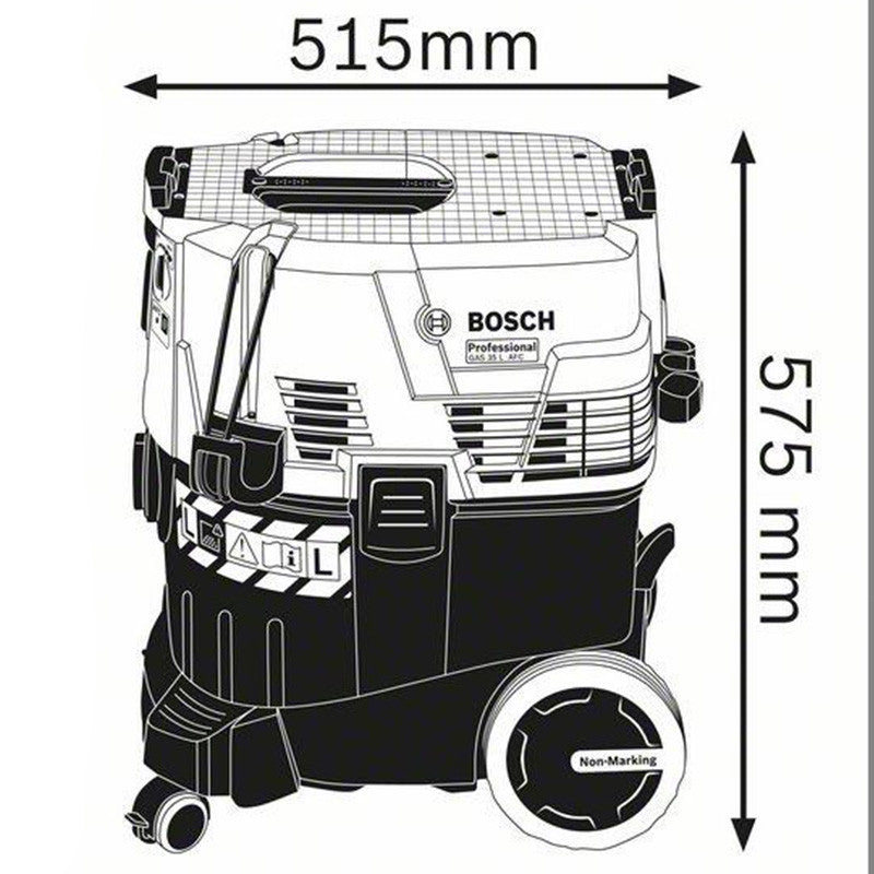 Aspirateur pour solides et liquides BOSCH 06019C32W0 GAS 35 L AFC Professional