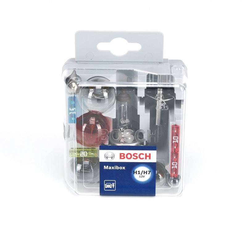 Assortiment d'ampoules BOSCH 1987301120 H1/H7 Maxibox 12V