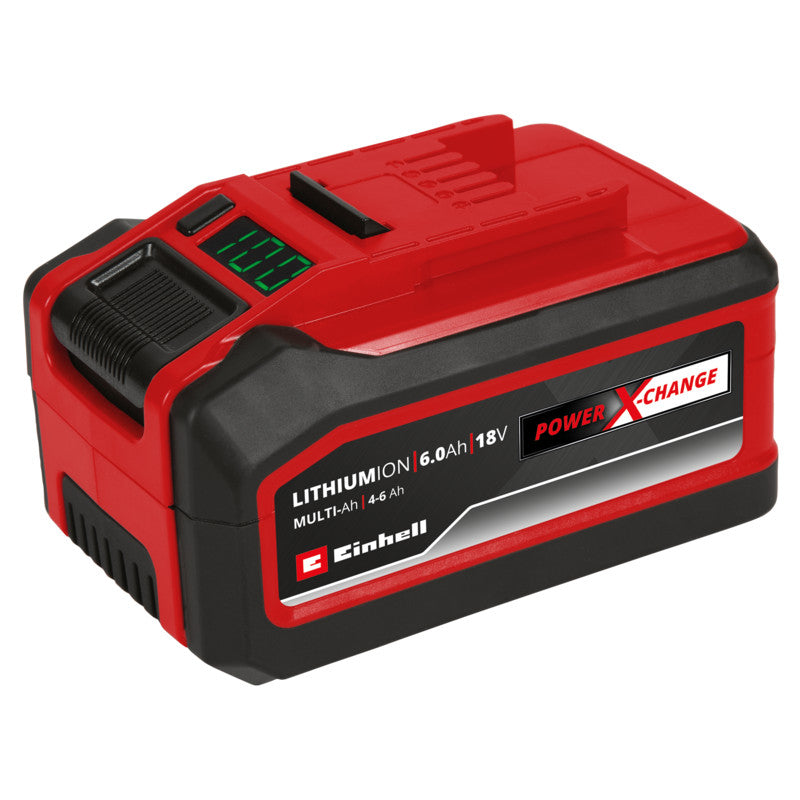Batterie 18V 4-6,0Ah EINHELL Power X-Change Plus avec témoin de charge Lithium Ion Multi-Ah