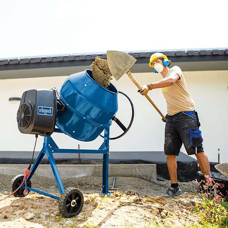 Bétonnière SCHEPPACH MIX180 800W 50Hz 180L
