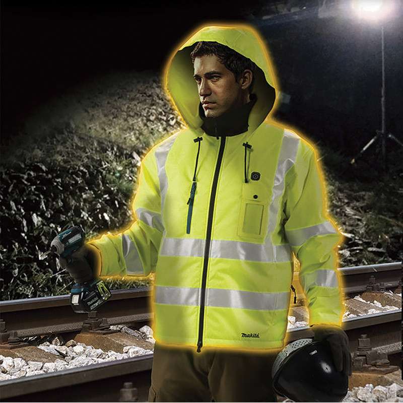 Blouson chauffant MAKITA CJ106DZ 12V Li-Ion (vendu sans batterie)
