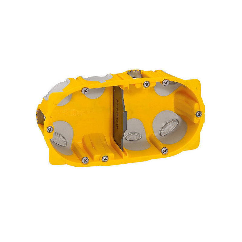 Boîte à encastrer Batibox pour plaque de plâtre - 2 postes - profondeur 40mm LEGRAND