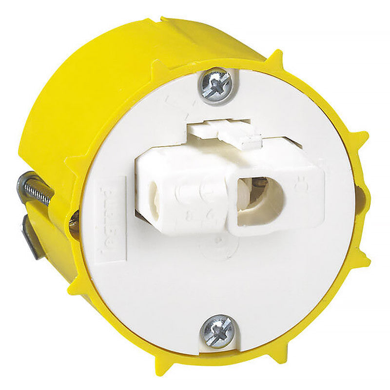 Boîte à encastrer LEGRAND Batibox pour plaque de plâtre + fiche pour applique Ø54 mm