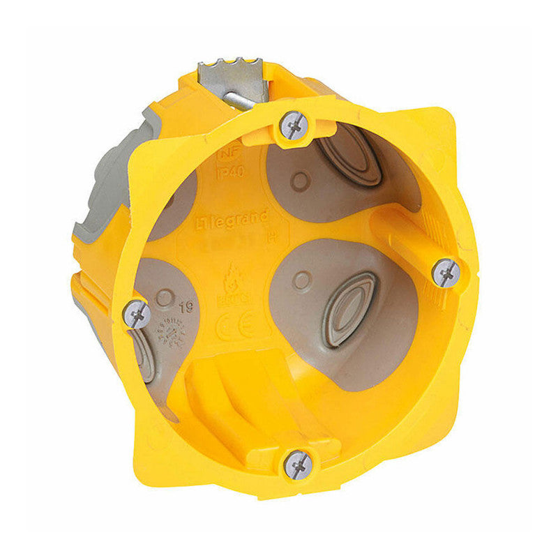 Boîte à encastrer profondeur 40 mm pour plaque de plâtre - 1 poste LEGRAND