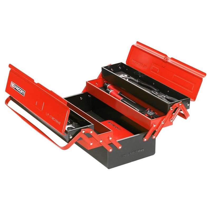 Boîte à outils métalliques 5 cases FACOM BT.11GPB (475 x 220 x 238 mm - charge utile 25 kg (vendue sans outil)