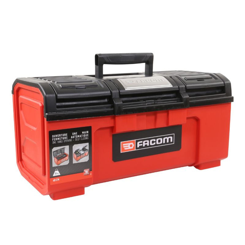 Boîte à outils plastique 19'' FACOM BP.C19NPB - Fermeture automatique