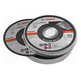 Boite de 10 disques à tronçonner Rapido Ø 125 mm spécial inox BOSCH 2608603255