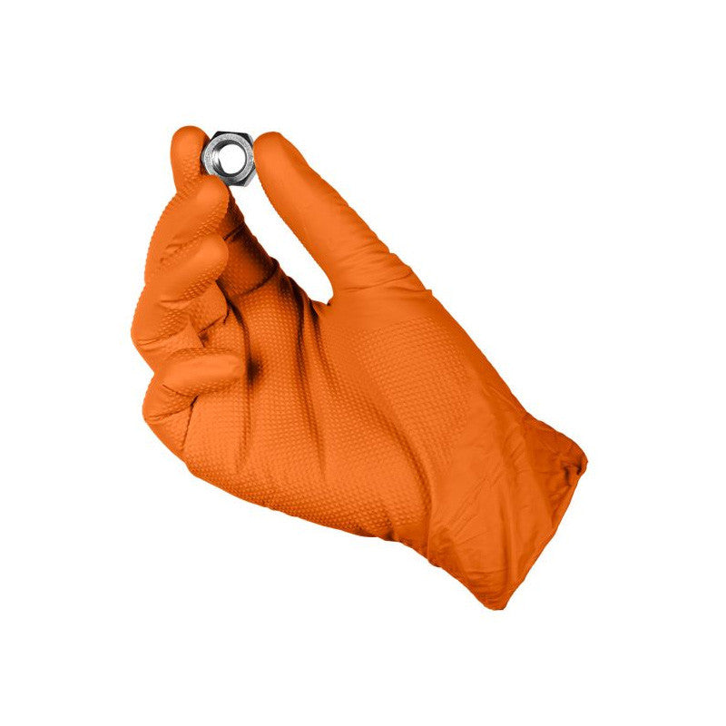 Boite de 50 gants nitrile perforés oranges NEOTOOLS
