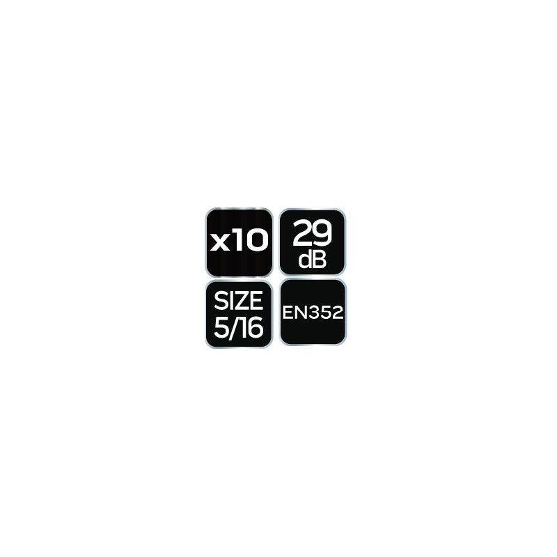 Bouchons d'Oreilles DB 5-16 10PC 97-555 NEO TOOLS
