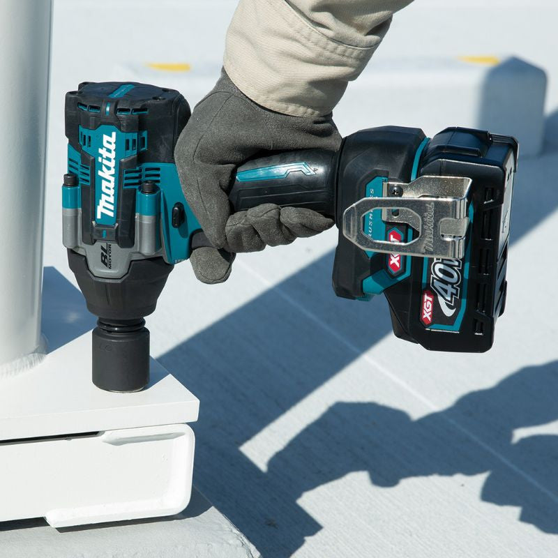 Boulonneuse 1/2'' 760Nm 40V max XGT MAKITA TW007GM201 2 x 4,0Ah + chargeur en coffret MakPac