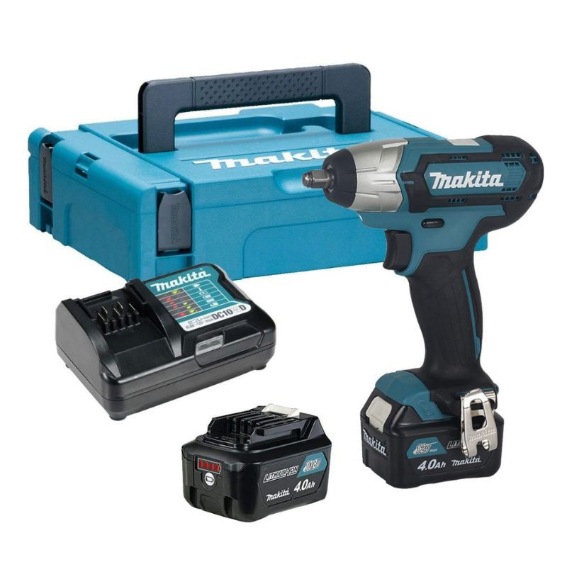 Boulonneuse à chocs 10,8 V Li-Ion 140 Nm MAKITA TW140DSMJ - 2 batteries 4,0Ah + chargeur - coffret Mak-Pac