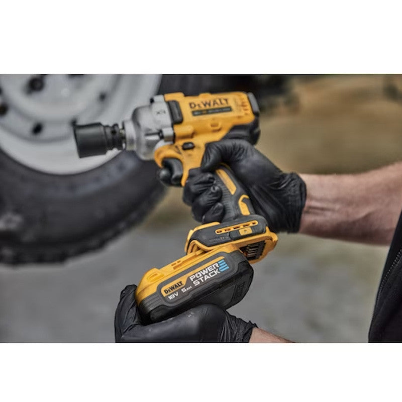 Boulonneuse à chocs ½” 812 Nm 18V DEWALT DCF891H2T-QW Brushless avec coffret et 2 batteries 5,0 Ah POWERSTACK