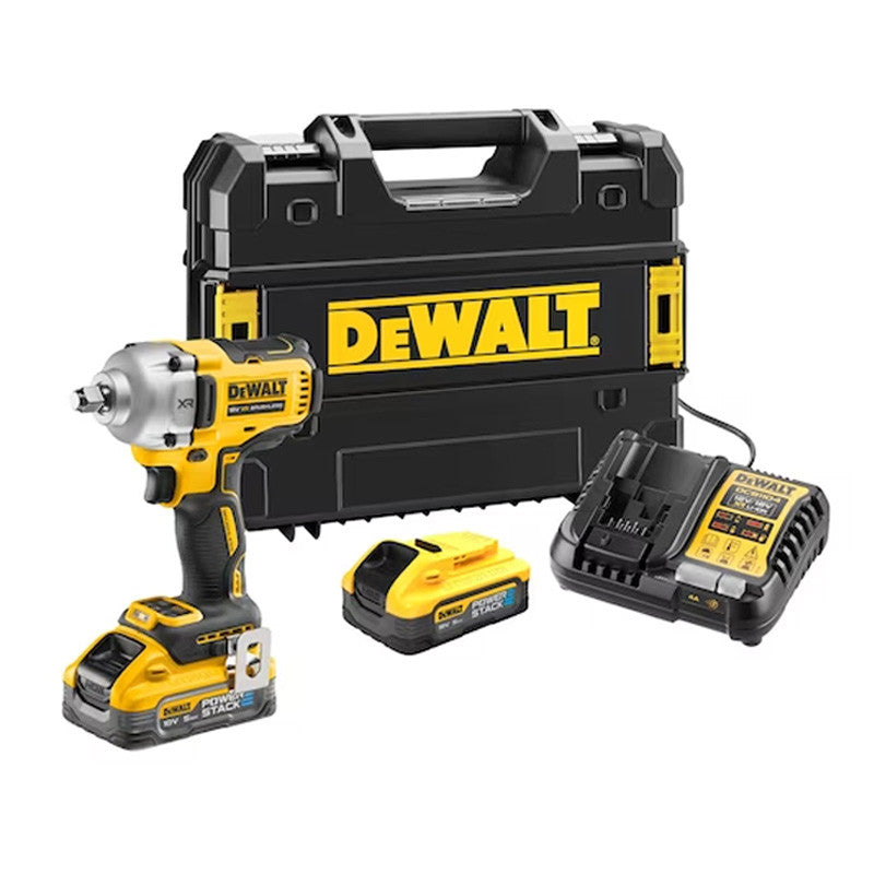 Boulonneuse à chocs ½” 812 Nm 18V DEWALT DCF891H2T-QW Brushless avec coffret et 2 batteries 5,0 Ah POWERSTACK