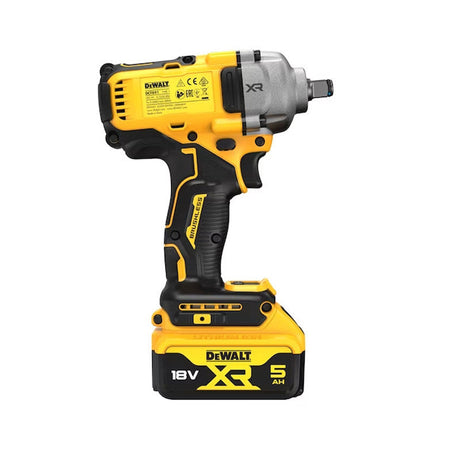 Boulonneuse à chocs 1/2‘’ XR 18V DEWALT DCF891P2T-QW  5Ah Li-Ion Brushless 812 Nm - jonc de sécurité