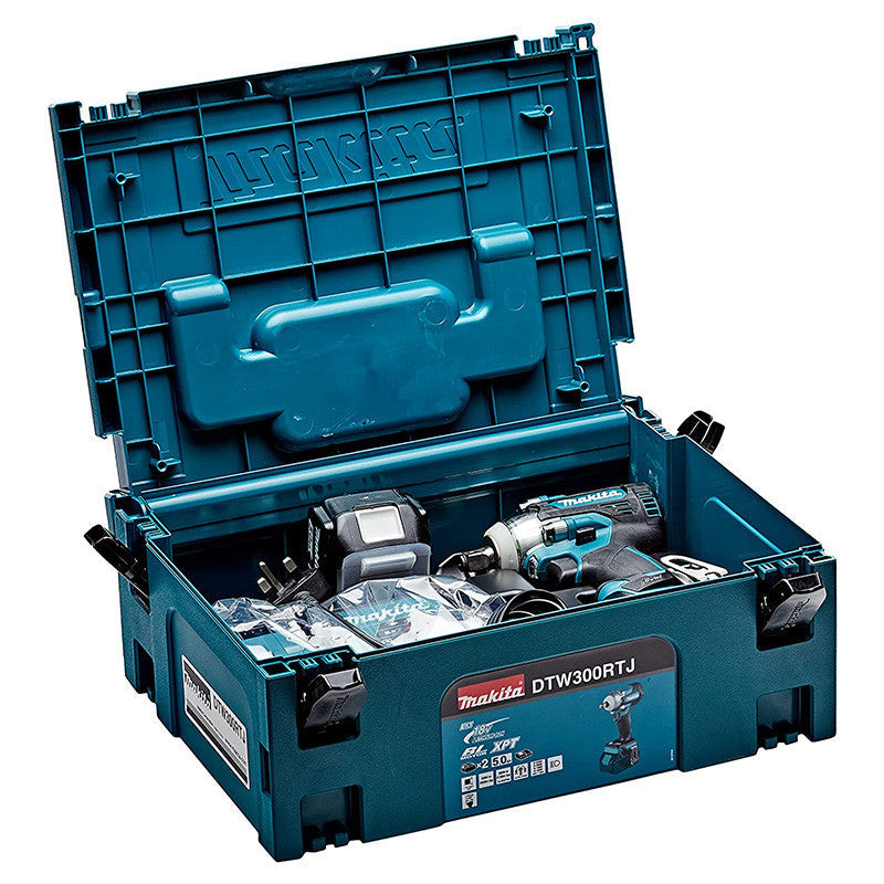 Boulonneuse à chocs MAKITA DTW300RTJ - 18V LXT 1/2" 330 Nm (2x5,0 Ah)