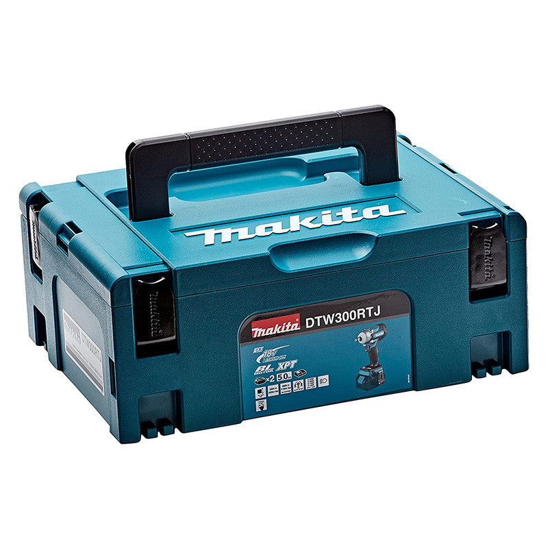 Boulonneuse à chocs MAKITA DTW300RTJ - 18V LXT 1/2" 330 Nm (2x5,0 Ah)