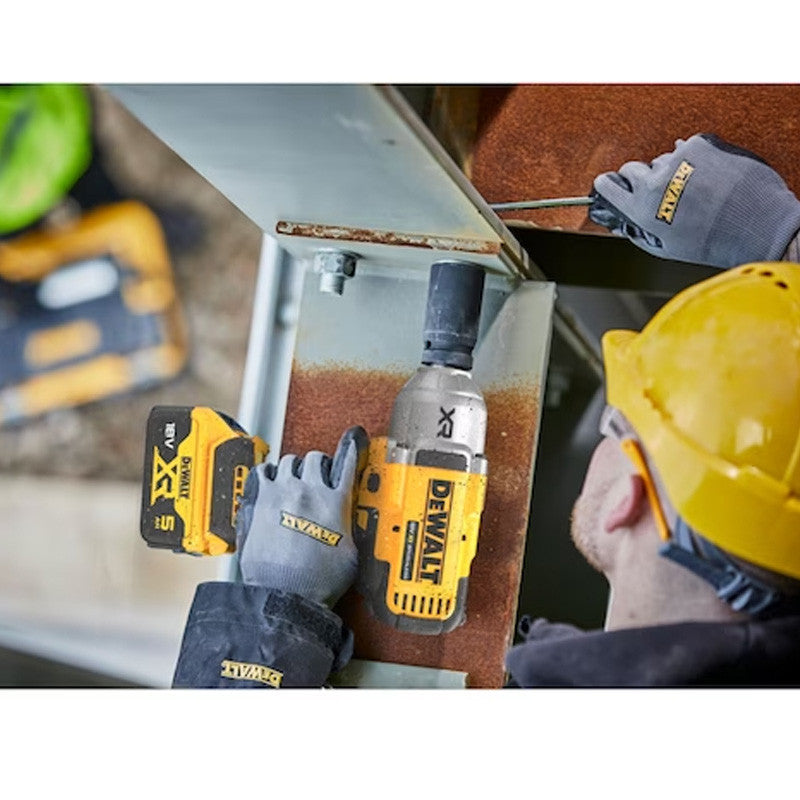 Boulonneuse à chocs ½” 1396 Nm 18V DEWALT DCF900P2T-QW avec coffret et 2 batteries 5,0 Ah