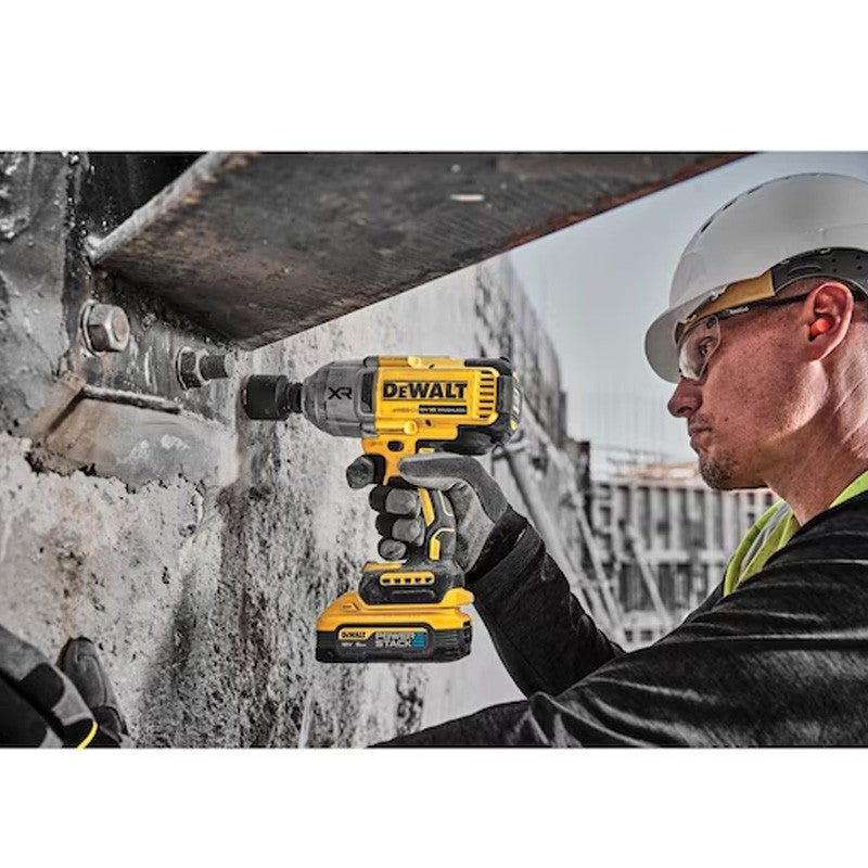 Boulonneuse à chocs ½” 1396 Nm 18V DEWALT DCF900H2T-QW Brushless avec coffret, jonc de sécurité et 2 batteries 5,0 Ah POWERSTACK