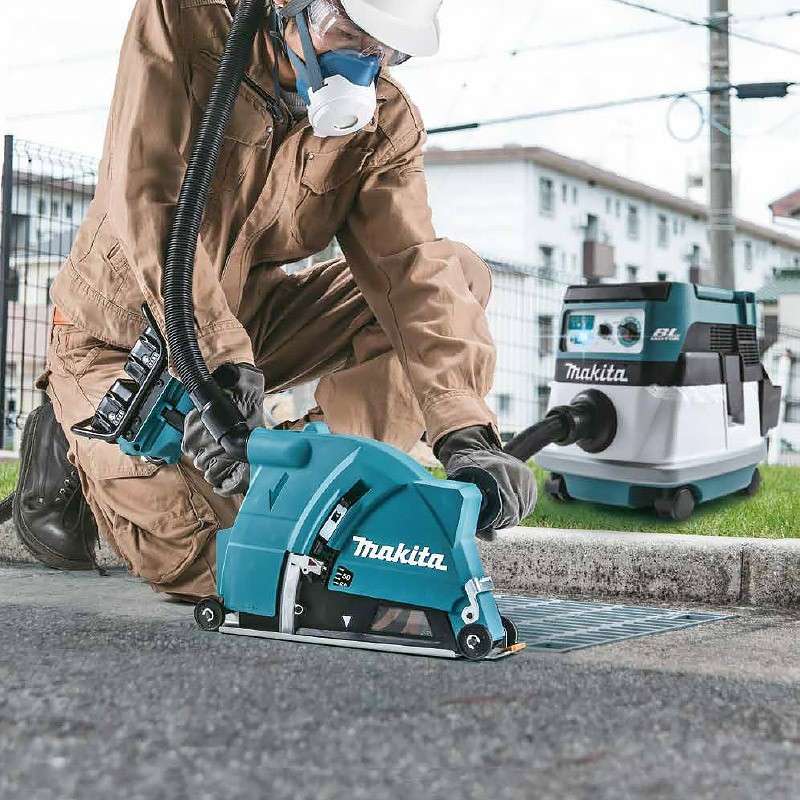 Carter de protection MAKITA 198440-5 pour rainurage avec raccord d'aspiration pour meuleuses Ø230mm