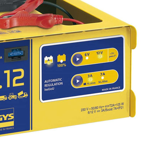 Chargeur de batterie automatique Batium 7/12 GYS 024496