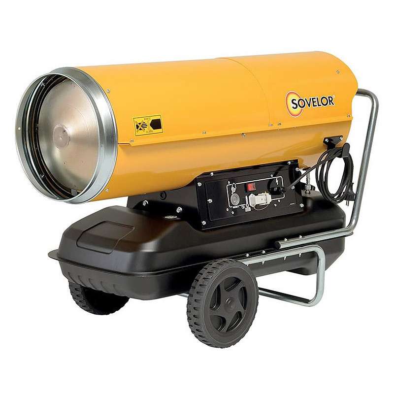 Chauffage air pulsé mobile à combustion directe SOVELOR HP 65 65Kw 800W 230V/50Hz