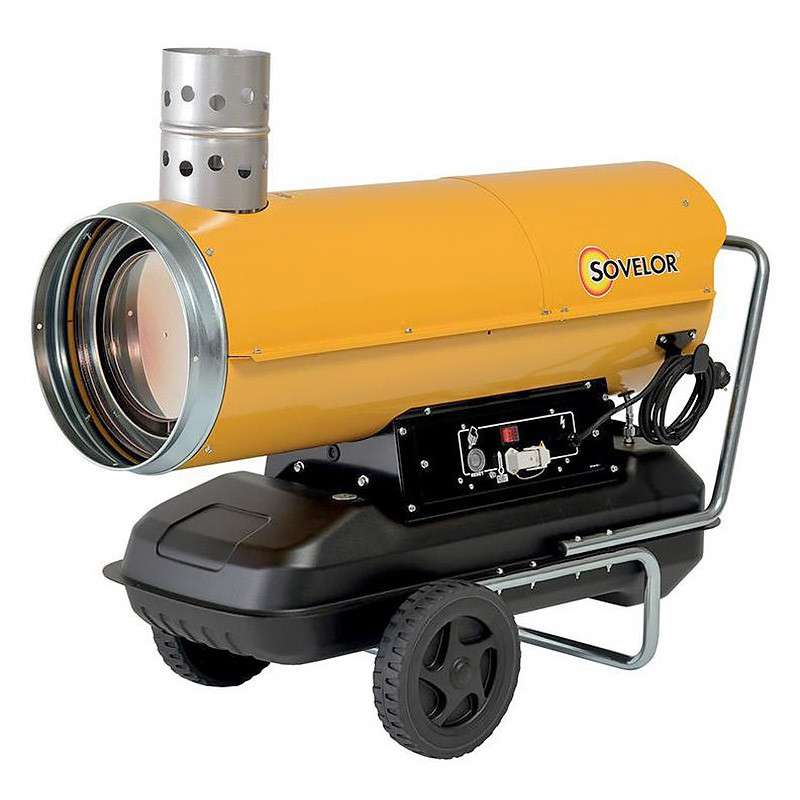 Chauffage air pulsé mobile à combustion indirecte SOVELOR HPV 35 34Kw 800W 230V/50Hz