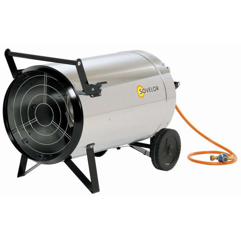 Chauffage air pulsé SOVELOR GP110AI à combustion directe (Gaz propane)