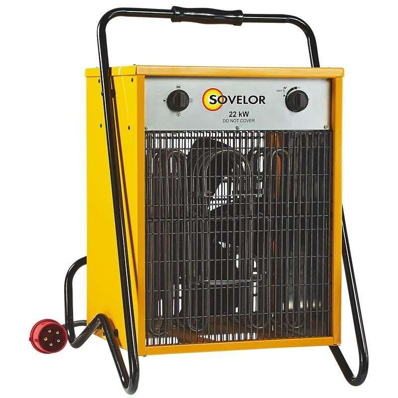 Chauffage mobile électrique SOVELOR C22 22 000W triphasé