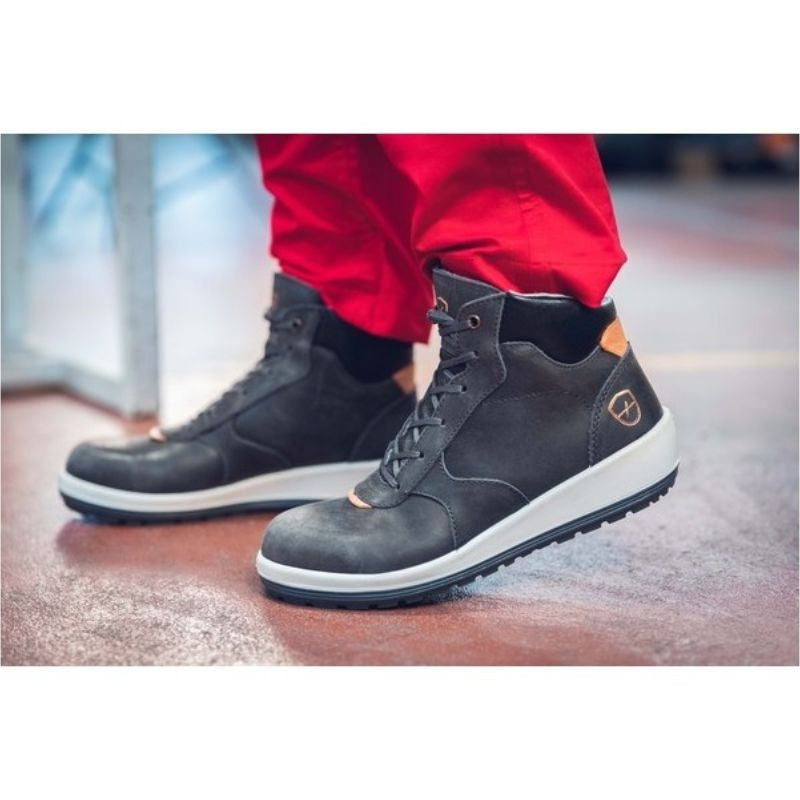 Chaussures de sécurité hautes femme BRIANA GRIS ANTHRACITE S3