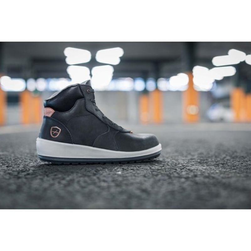 Chaussures de sécurité hautes femme BRIANA GRIS ANTHRACITE S3
