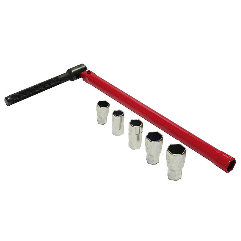 Clé à robinet MEJIX 180498 - 13 mm + douilles 8/9/10/11/12 mm