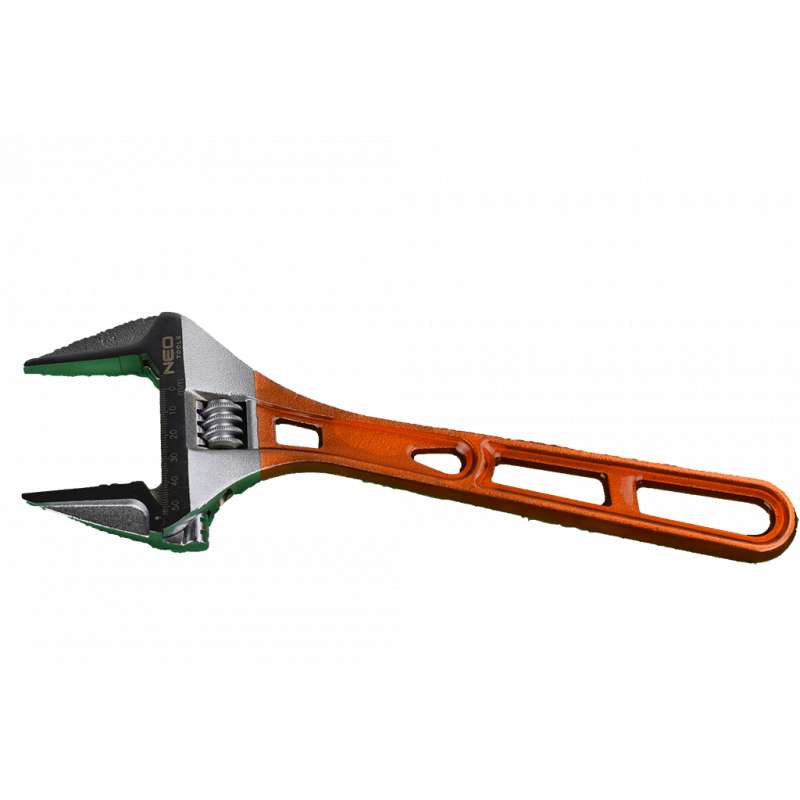 Clés à molette manche metal plastifié 0-53 mm NEO TOOLS