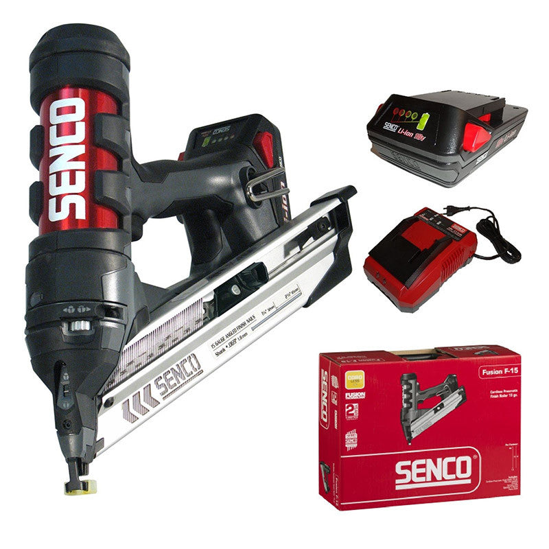 Cloueur à batteries SENCO 5N2501N Fusion F15 (2 x 1,5 Ah)