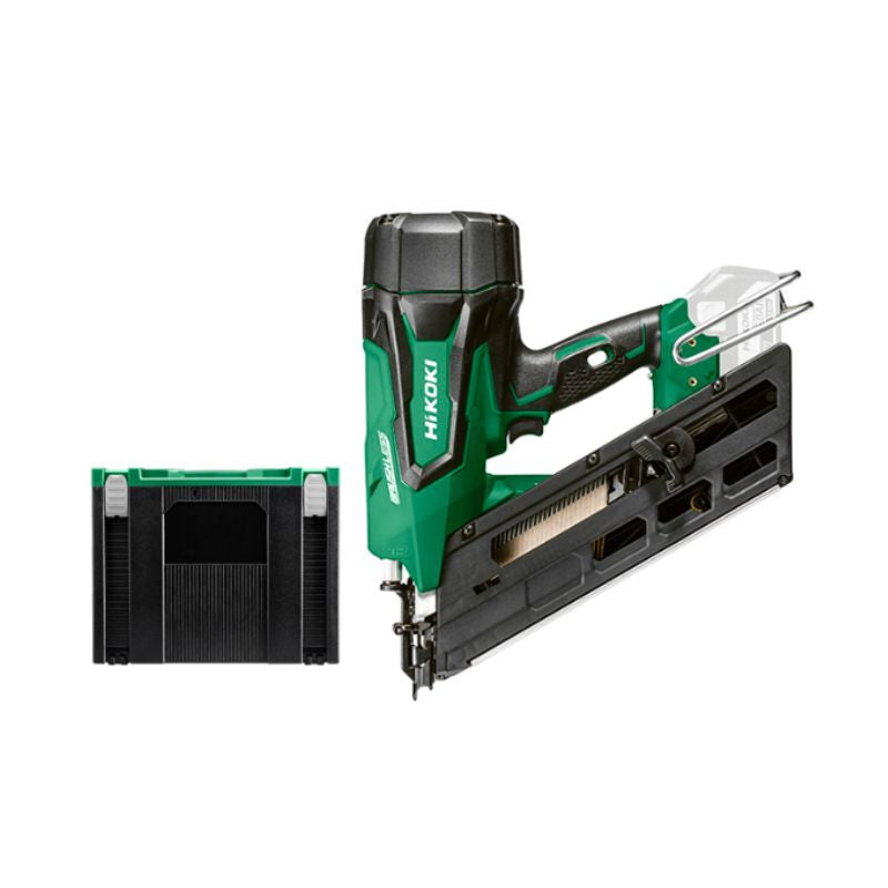 Cloueur de charpente HIKOKI 50-90mm NR1890DBCLW9Z - 34° 18V LI Brushless Tête en D bande papier sans batt. ni charg. HC