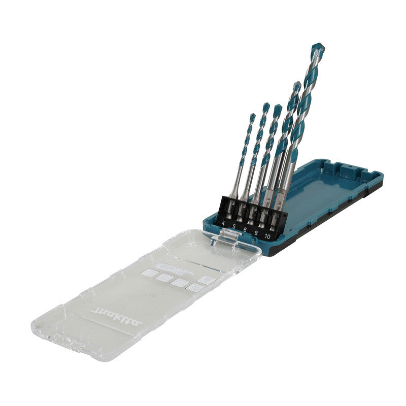 Coffret de 5 forets Multi-matériaux HEXA 1/4" MAKITA E-16732