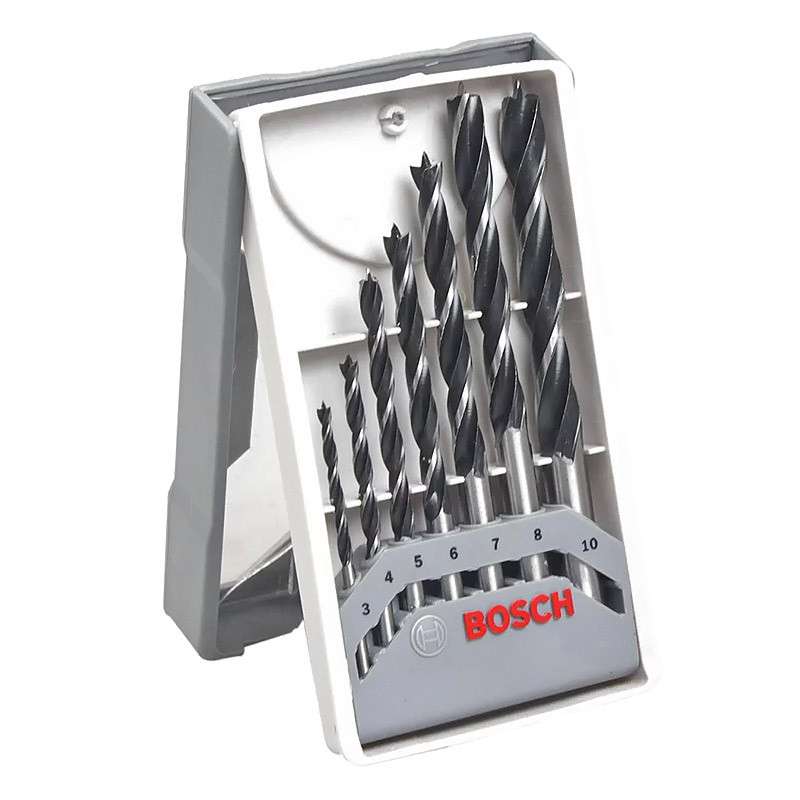 Coffret 7 mèches hélicoïdales à bois BOSCH 2607017034
