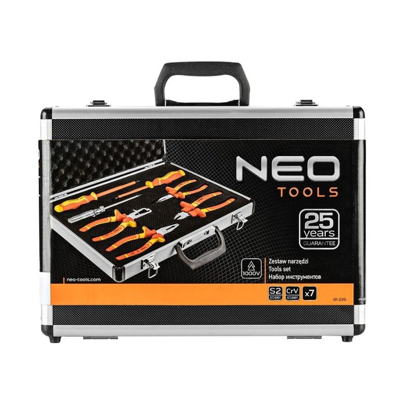Coffret 7 outils isolés 1000 V NEO TOOLS 01-235