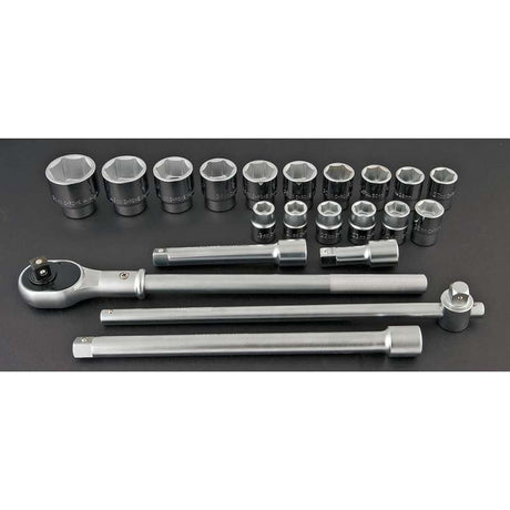 Coffret cliquet et douilles 3/4 21 pièces NEO TOOLS 08-061