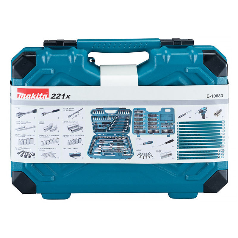 Coffret d'outils MAKITA E-10883 (221 pièces)