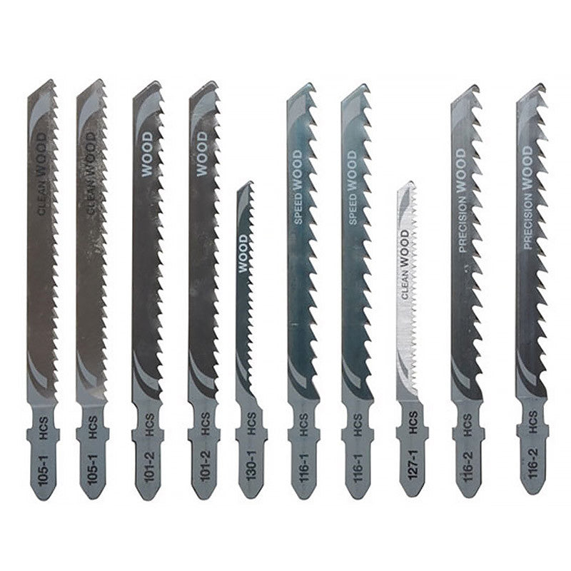 Coffret de 10 lames de scie sauteuse DEWALT DT2290-QZ bois Attache en T