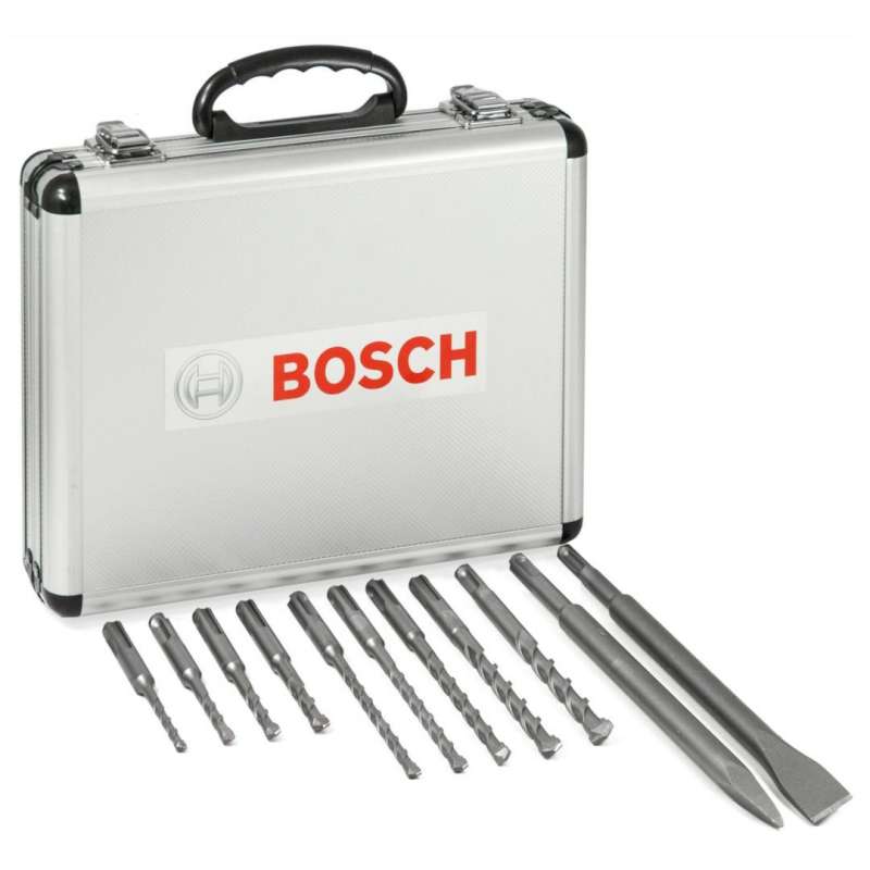 Coffret de 11 forets et burins BOSCH Professional SDS-plus