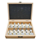 Coffret de 12 fraises à bois MAKITA D-53556 pour défonceuse (queue 8mm)