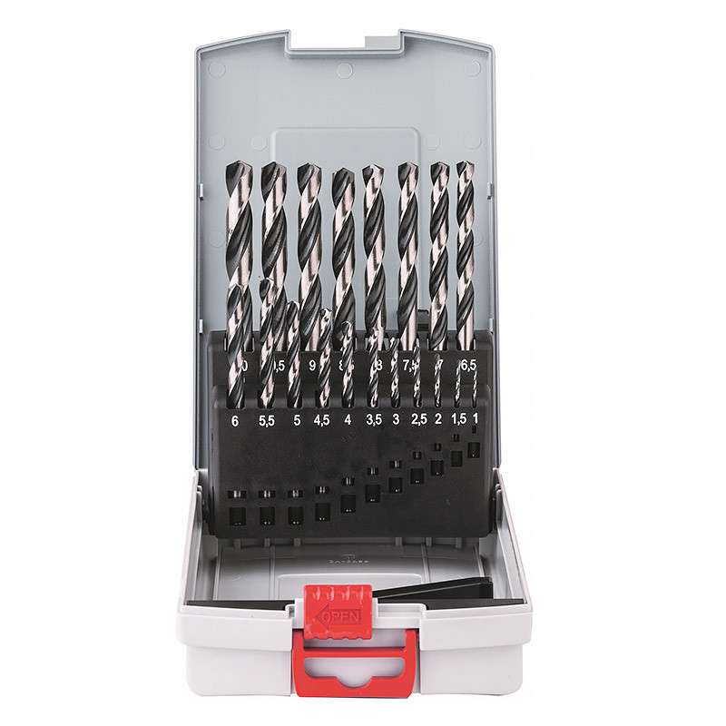 Coffret de 19 Forets BOSCH PRO hélicoïdaux HSS PointTeQ ProBox (2608577351)