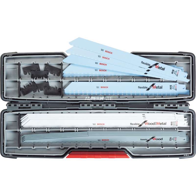 Coffret de 20 lames de scie sabre Bosch Pro 2607010996 bois/métal