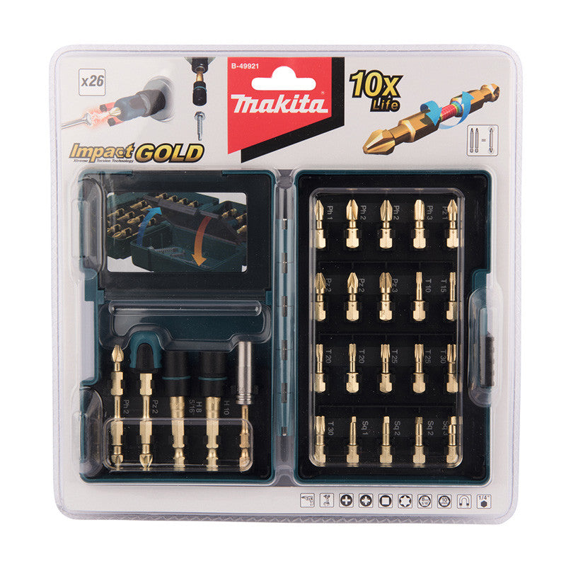 Coffret de 26 embouts de vissage MAKITA B-49921