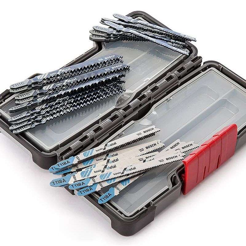 Coffret de 30 lames de scie sauteuse Basic for Wood and Metal BOSCH Professional 2607010903 Tough Box